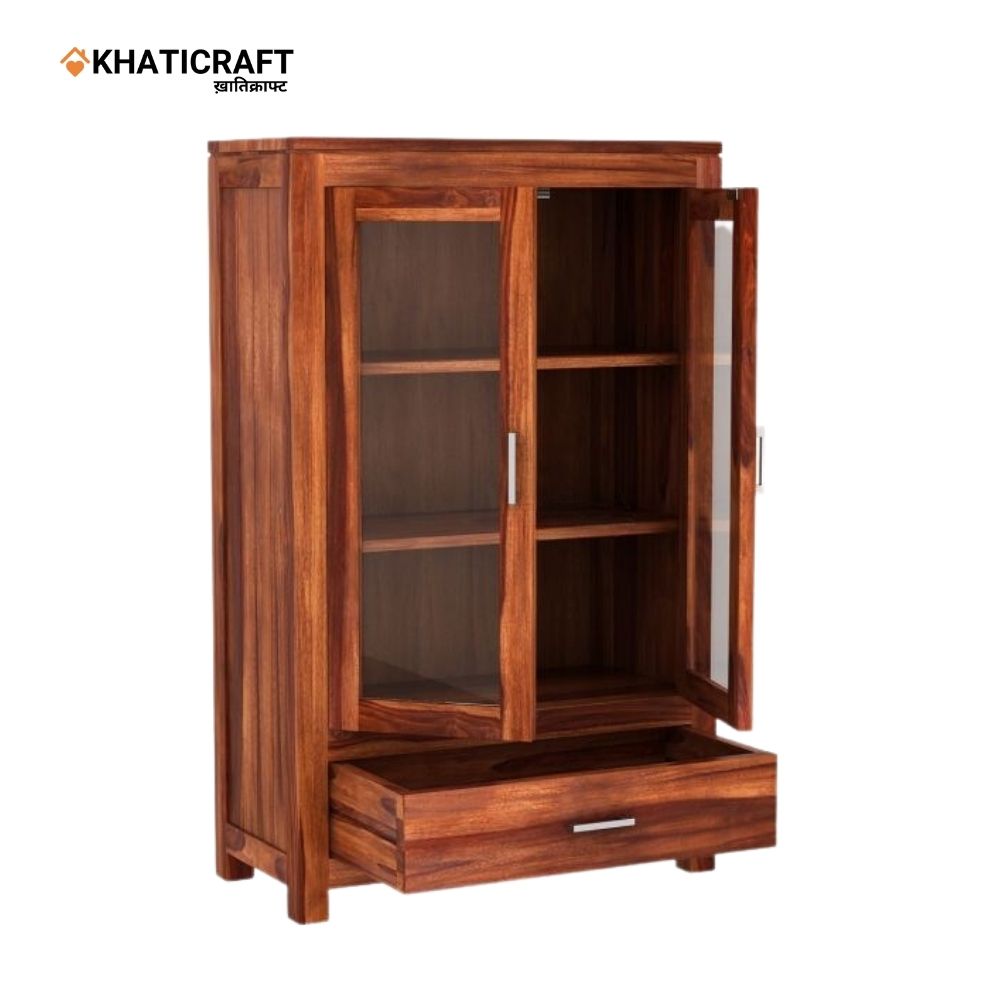 Ziya Solid Wood Sheesham Bookshelf