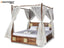 Swarn Solid Wood Sheesham Poster Bed