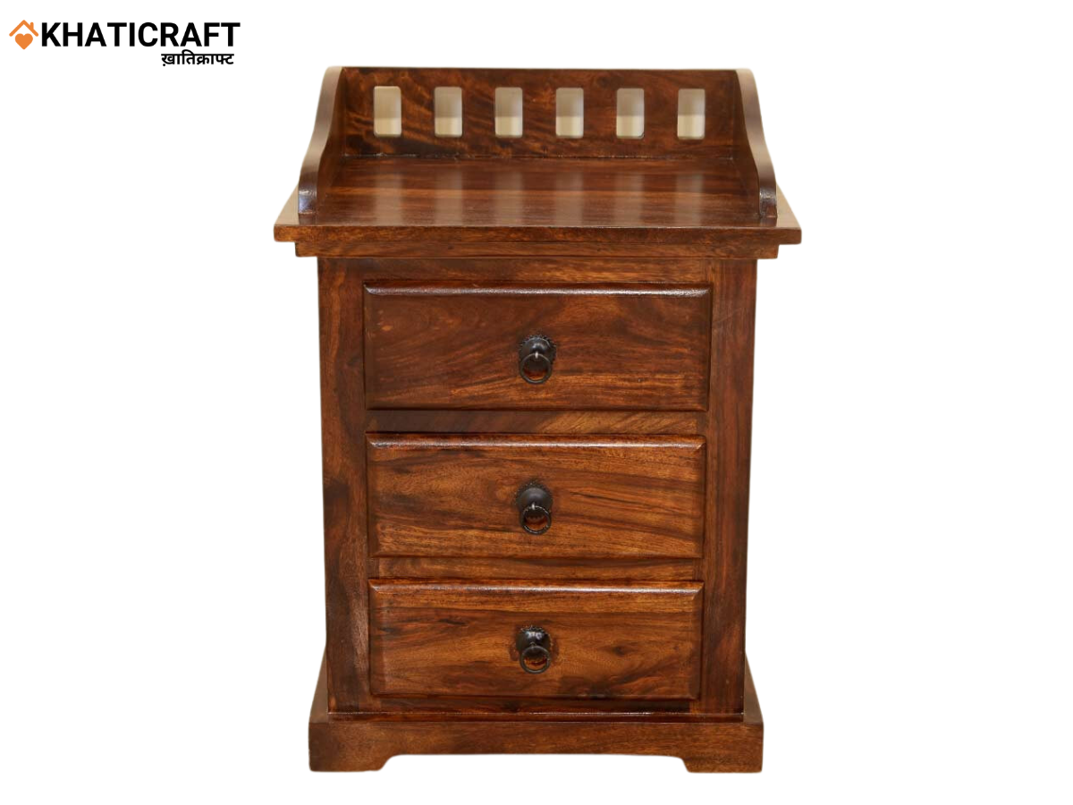 Kuber Solid Wood Sheesham Bedside Table