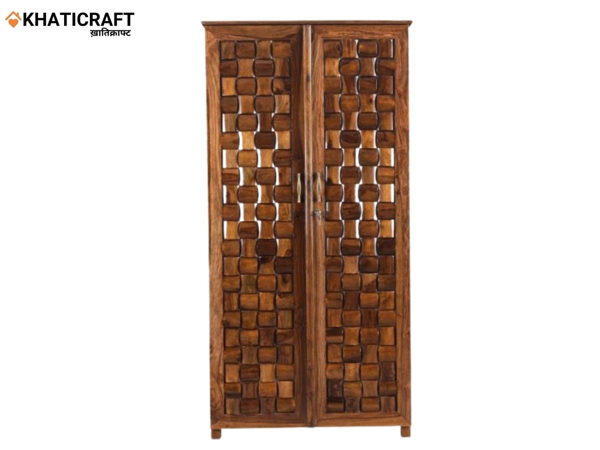 Niwar Solid Wood Sheesham Wardrobe