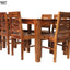 Hina Ulka Solid Wood Sheesham 6 Seater Dining Set