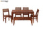 wooden dining table 6 seater