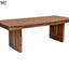 solid wooden dining table