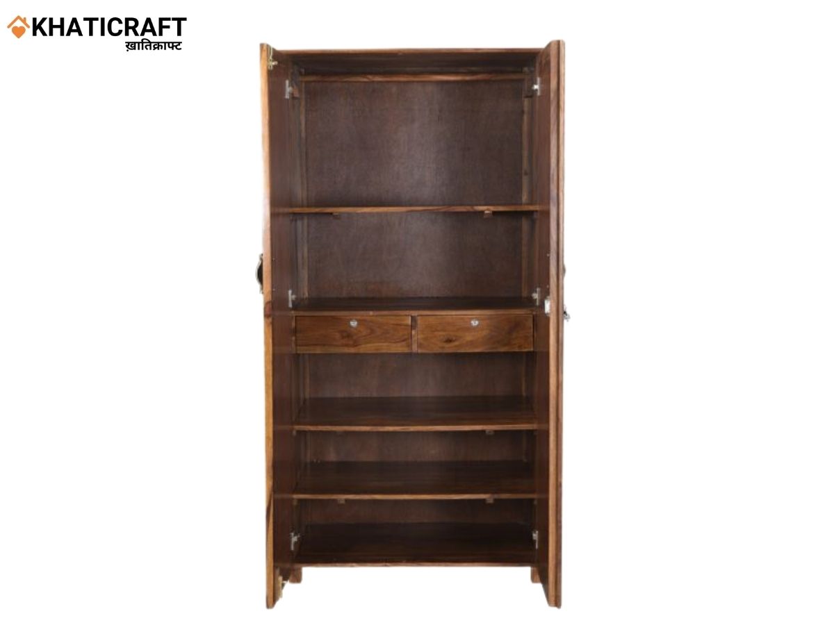 Niwar Solid Wood Sheesham Wardrobe