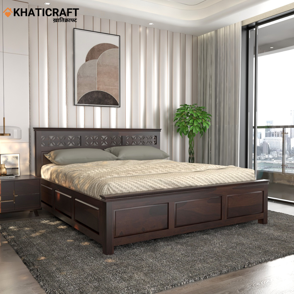 Mira Solid Wood Sheesham Bed