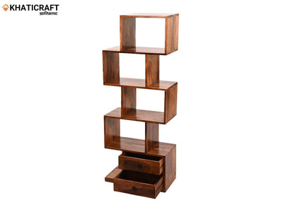 Aira-II Solid Wood Sheesham Bookshelf