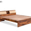 Buy online Iksha Solid Wood Without Storage Bed At Khaticraft