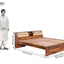 Buy online Iksha Solid Wood Without Storage Bed At Khaticraft