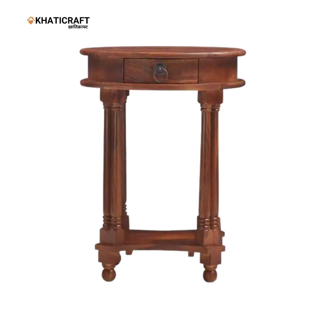 Chakra Solid Wood Sheesham Side End Table