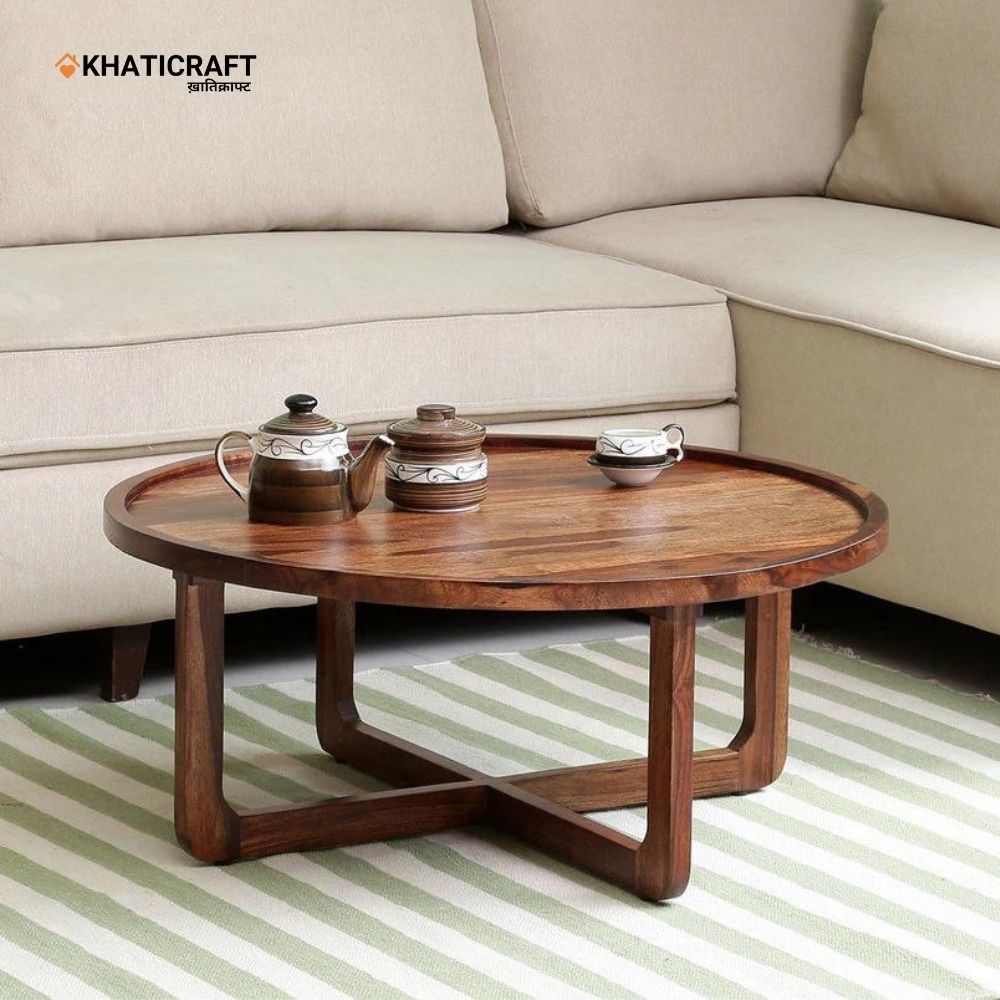 Chakra Solid Wood Sheesham Coffee Table