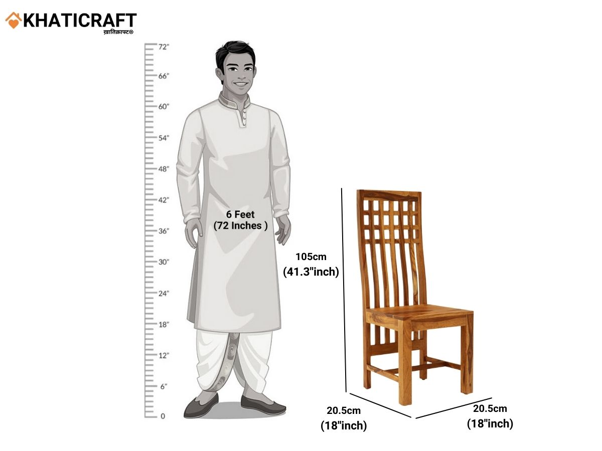 Chavi Solid Wood Sheesham Chair Set