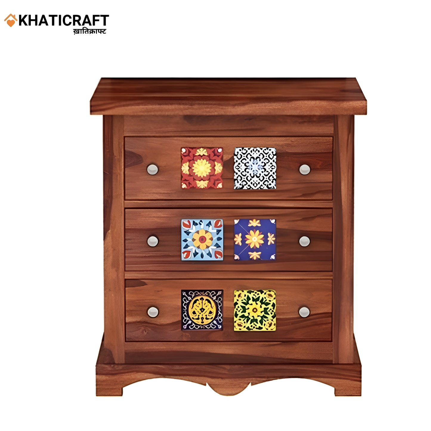 Chitra Solid Wood Sheesham Chest of Drawer