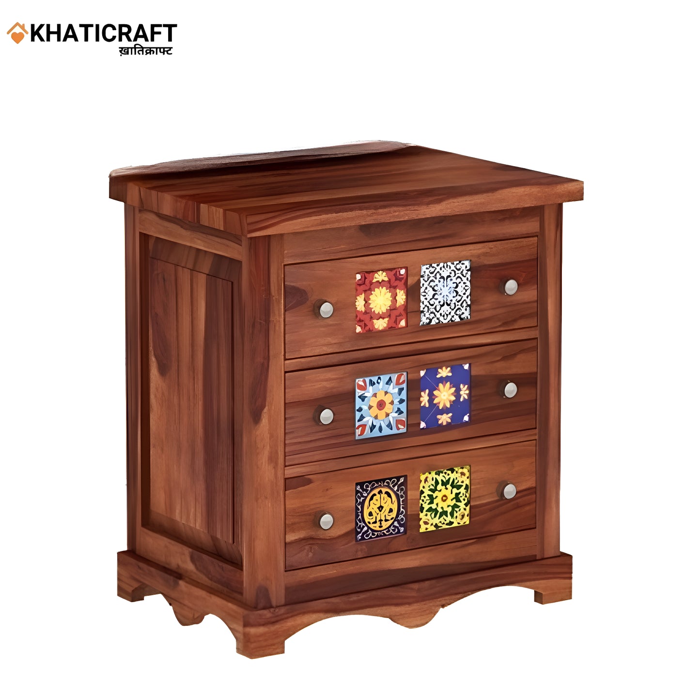 Chitra Solid Wood Sheesham Chest of Drawer