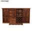 Chitra Double Door Solid Wood Sheesham Bar Cabinet