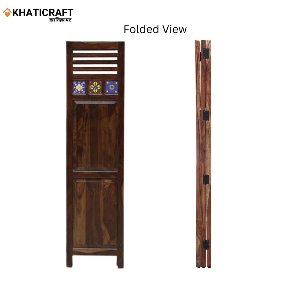 Chitra Solid Wood Sheesham Room Divider