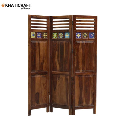 Chitra Solid Wood Sheesham Room Divider