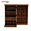 Chitra Single Door Solid Wood Sheesham Bar Cabinet