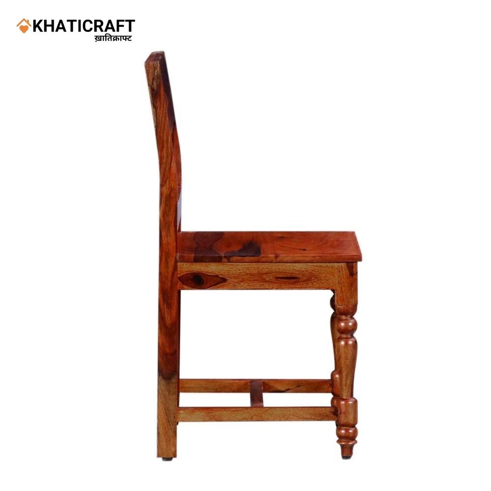 Chitra Solid Wood Sheesham Chair Set (2 Pcs)