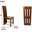 Hana Solid Wood Sheesham Chair Set (2 pcs)