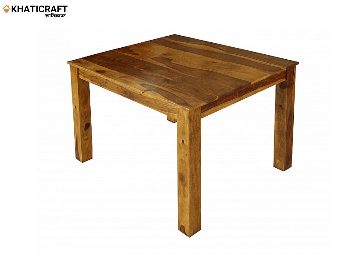 wooden dining table 4 seater