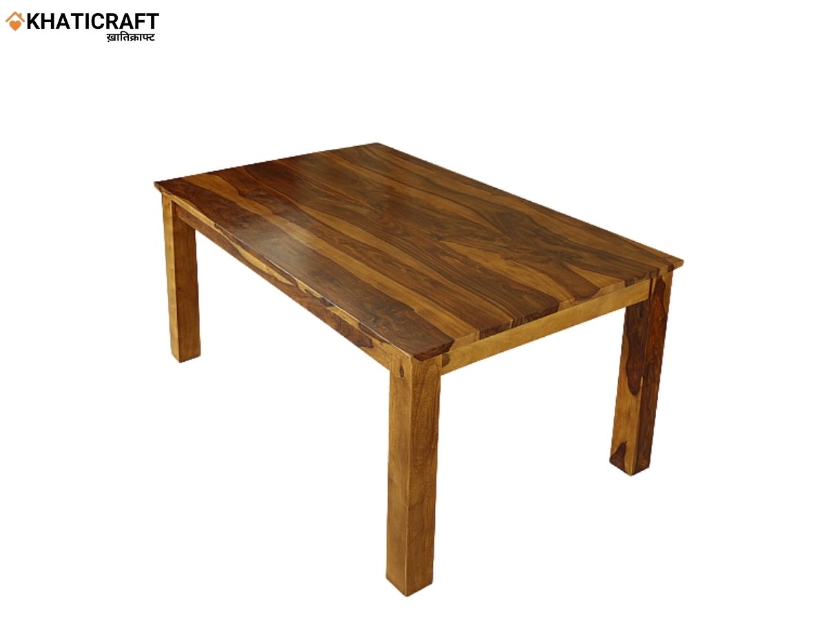wooden dining table 6 seater