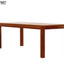 solid wooden dining table