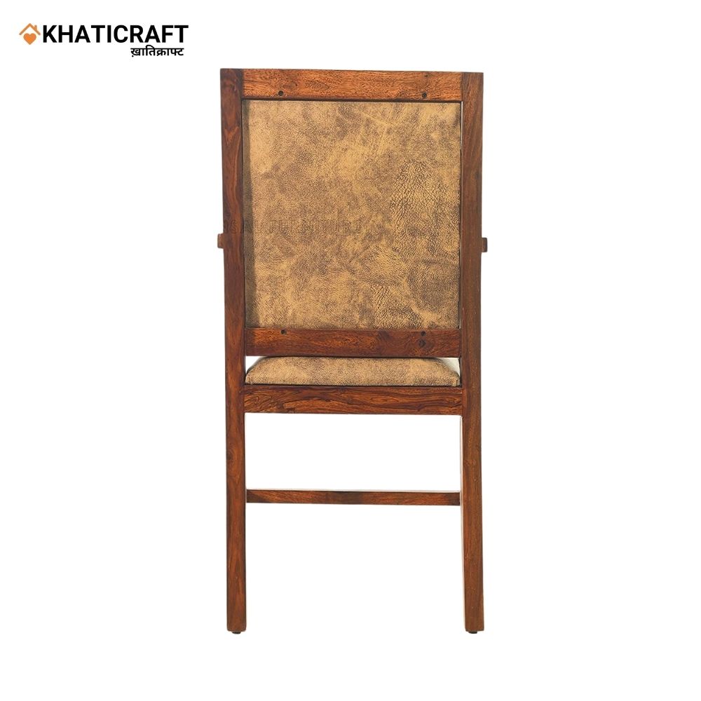 Hina Solid Wood Sheesham Armrest Chair
