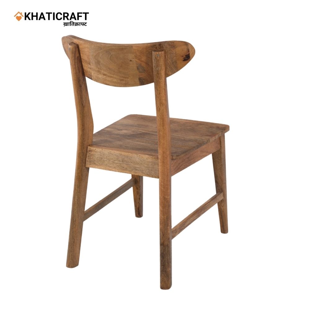Kian Solid Wood Sheesham Chair Set (2 Pcs)