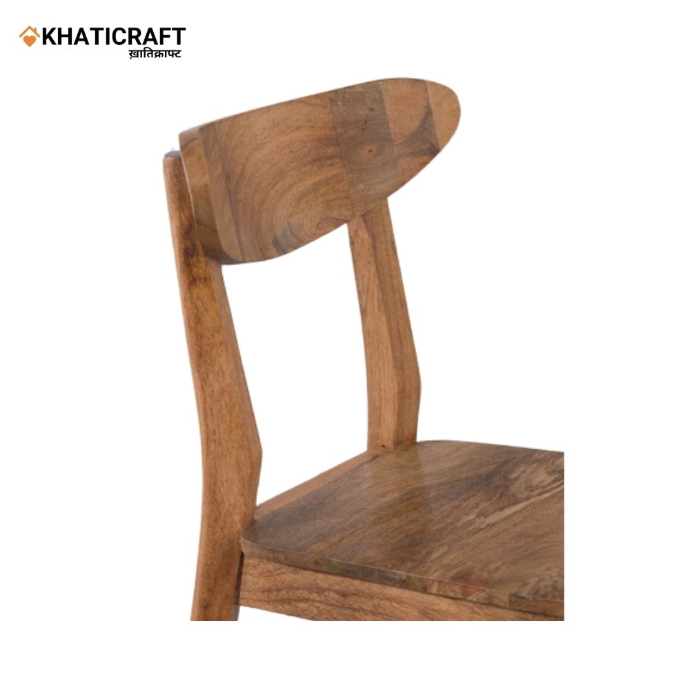 Kian Solid Wood Sheesham Chair Set (2 Pcs)
