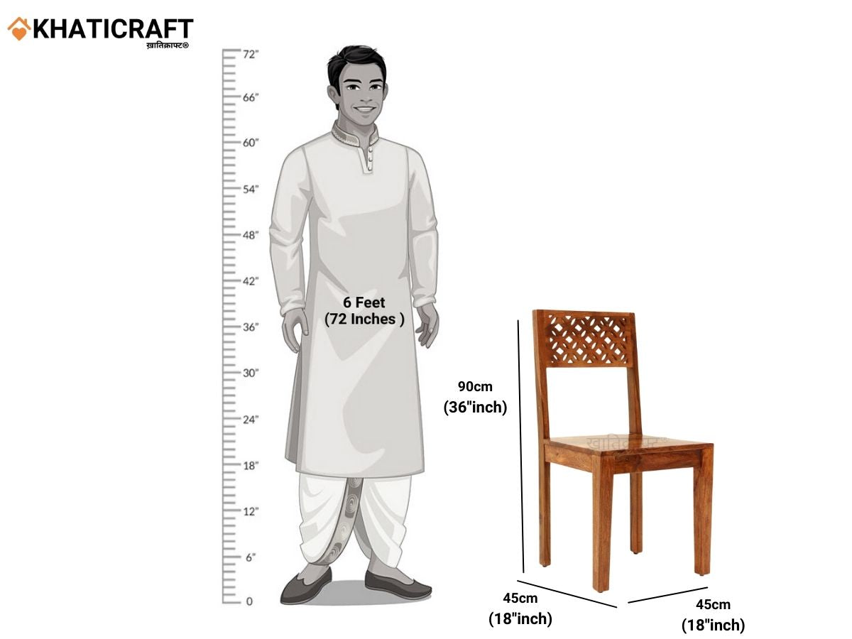 Mira Solid Wood Sheesham Chair Set