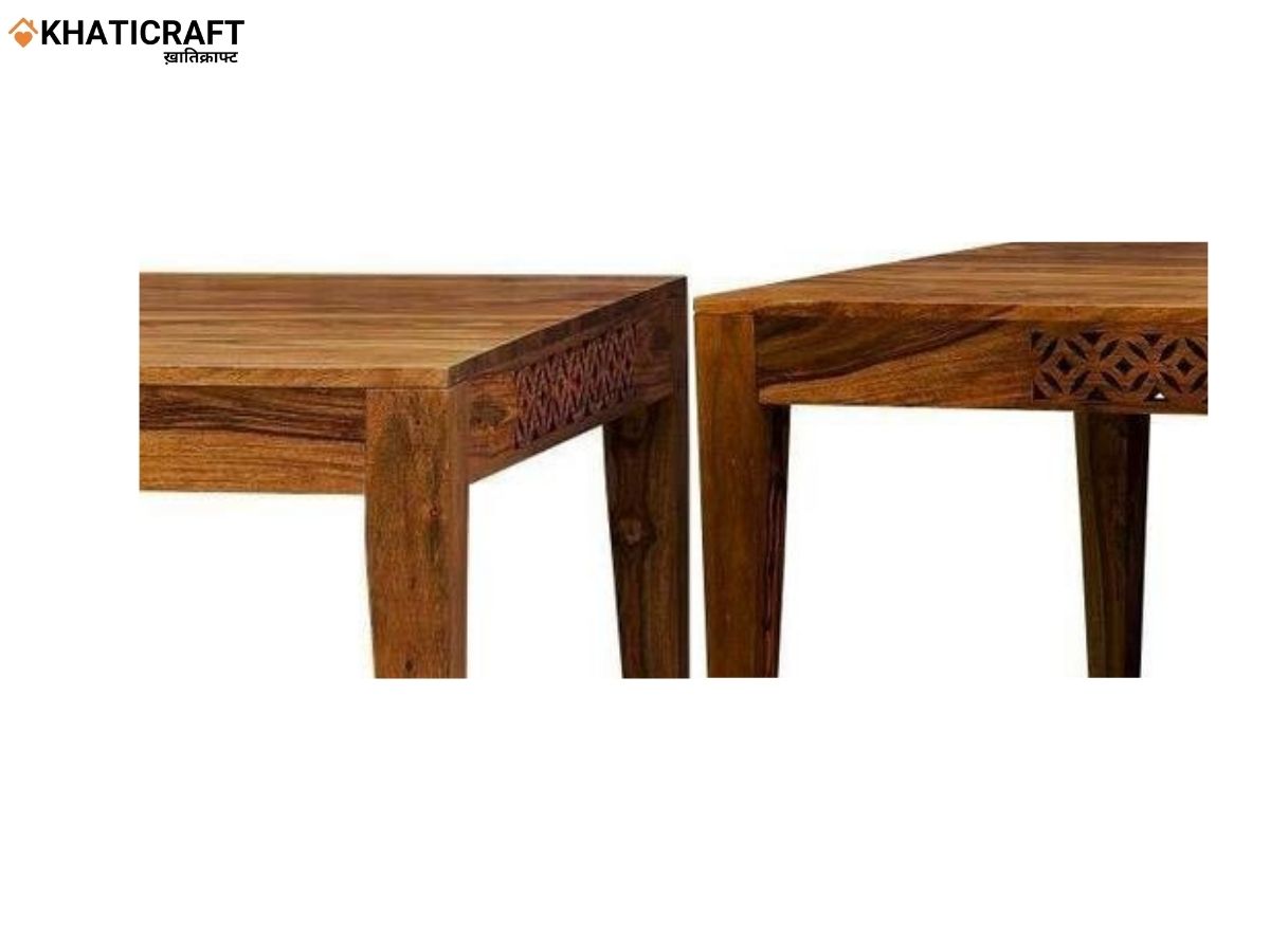 Mira Solid Wood Sheesham 6 Seater Dining Table
