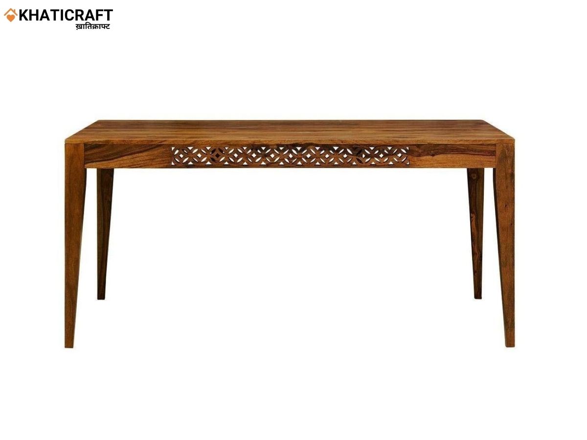 Mira Solid Wood Sheesham 6 Seater Dining Table