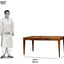 Mira Solid Wood Sheesham 8 Seater Dining Table