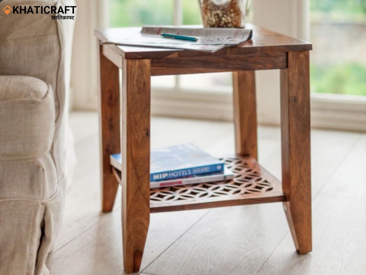 Mira Solid Wood Sheesham Side End Table