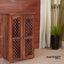 Mira Double Door Solid Wood Sheesham Bar Cabinet