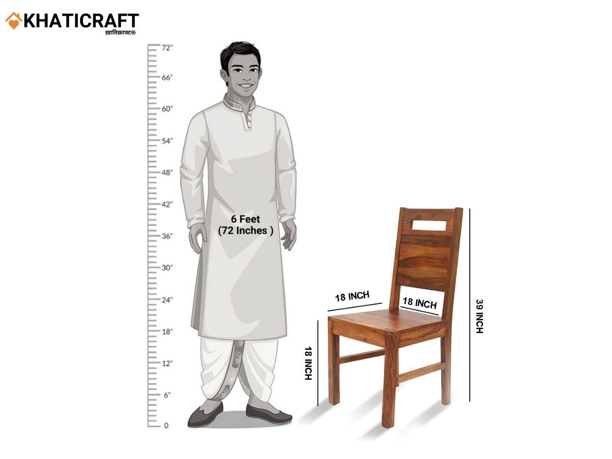 Niru Solid Wood Sheesham Chair Set