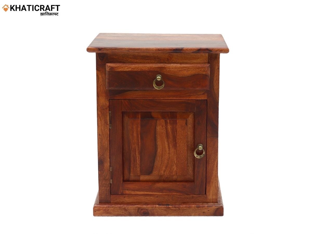 Nitya Solid Wood Sheesham Bedside Table