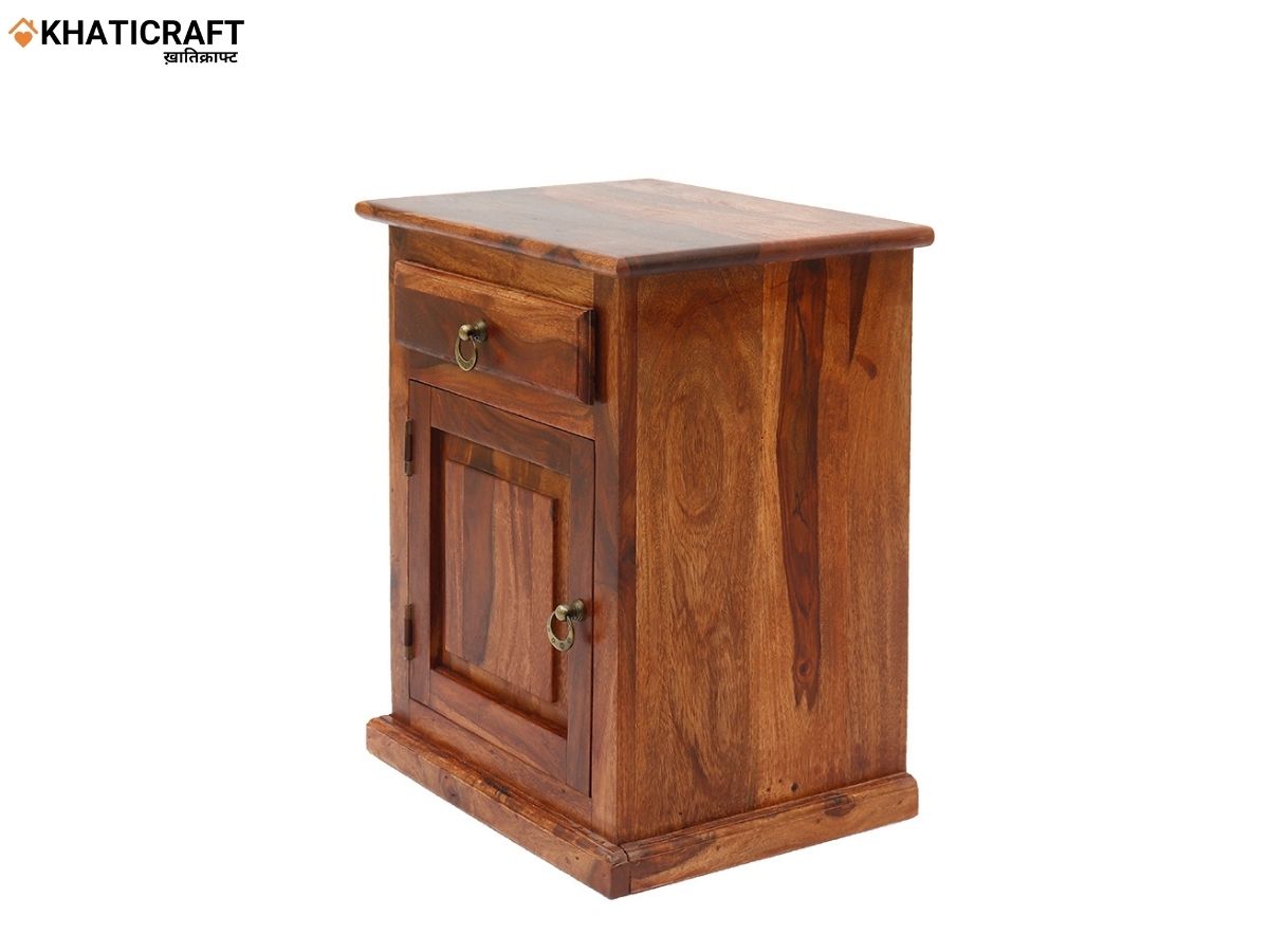 Nitya Solid Wood Sheesham Bedside Table