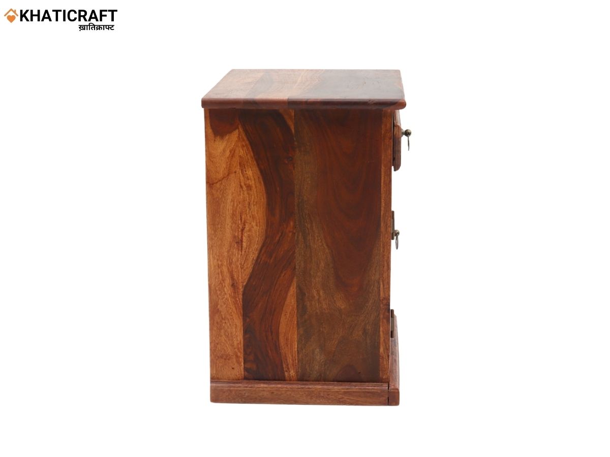 Nitya Solid Wood Sheesham Bedside Table