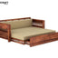 Nitya Solid Wood Sheesham Sofa Cum Bed