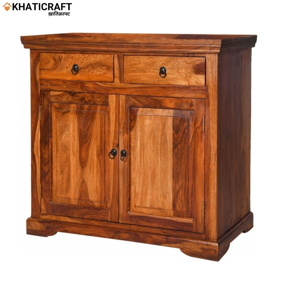 Nitya 3 Feet Solid Wood Sheesham Sideboard