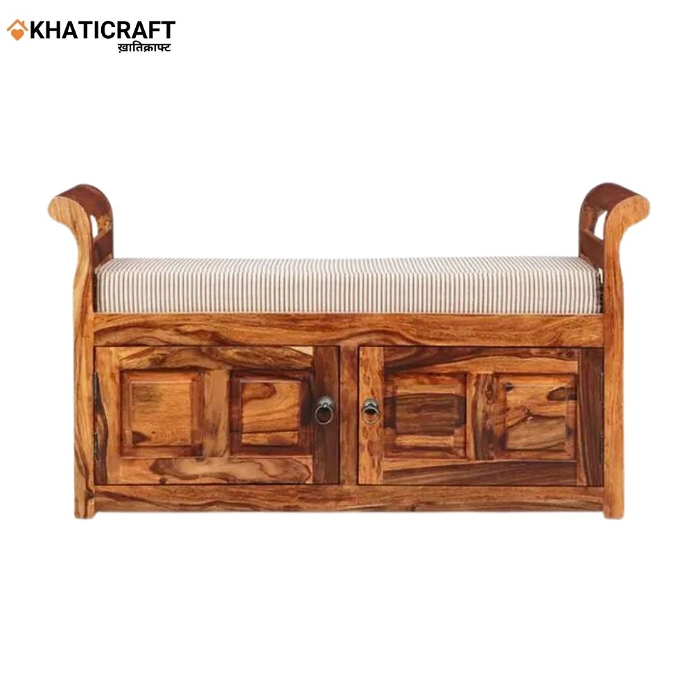 Nitya Solid Wood Sheesham Settee