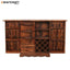 Niwar Double Door Solid Wood Sheesham Bar Cabinet