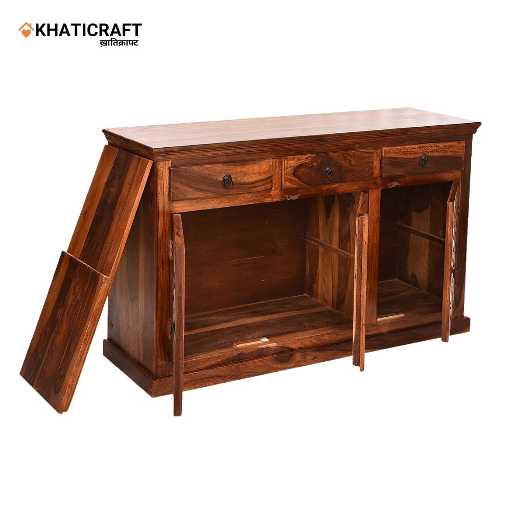 Niwar Solid Wood Sheesham Sideboard