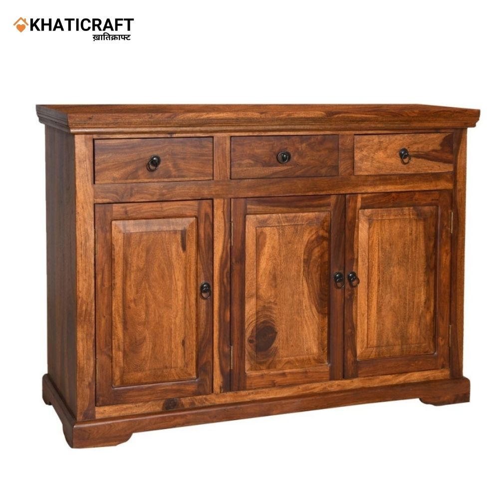 Nitya 4 Feet Solid Wood Sheesham Sideboard