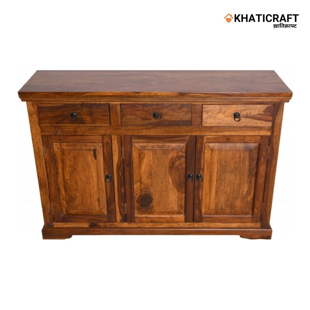 Nitya 4 Feet Solid Wood Sheesham Sideboard