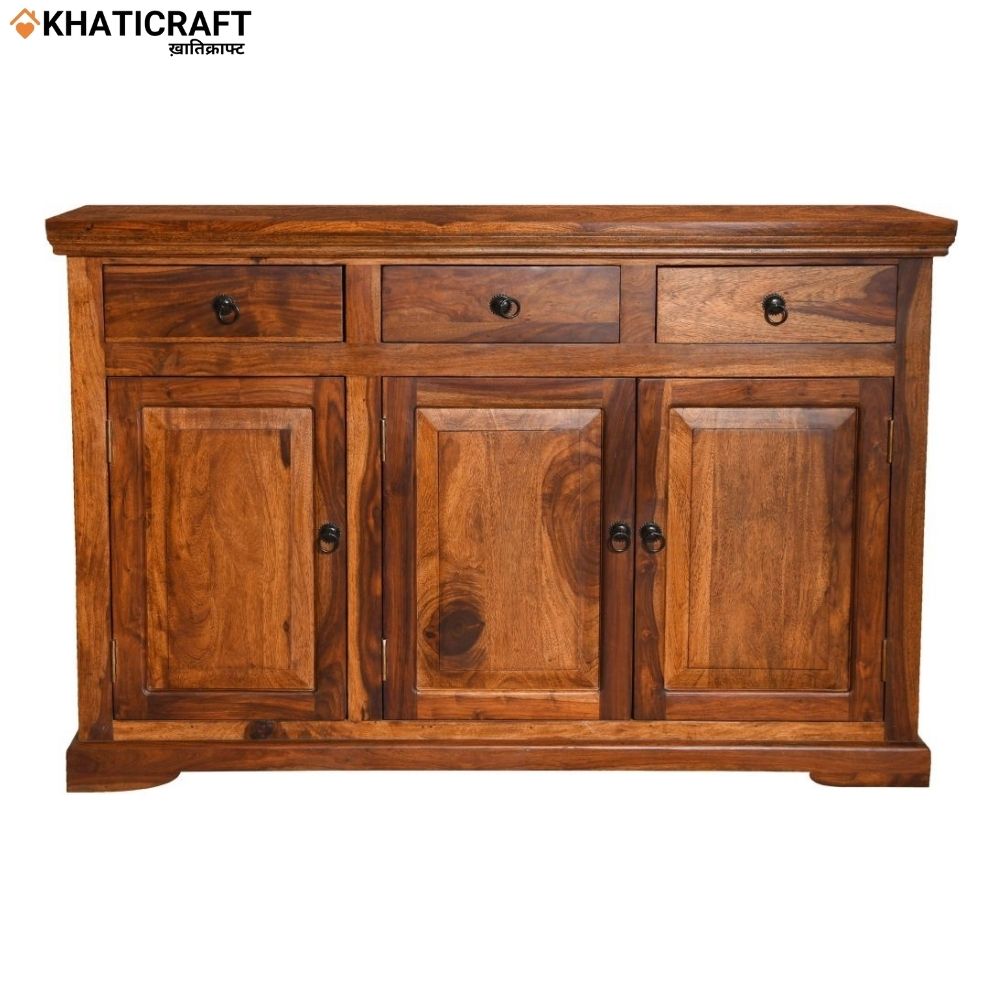 Nitya 4 Feet Solid Wood Sheesham Sideboard