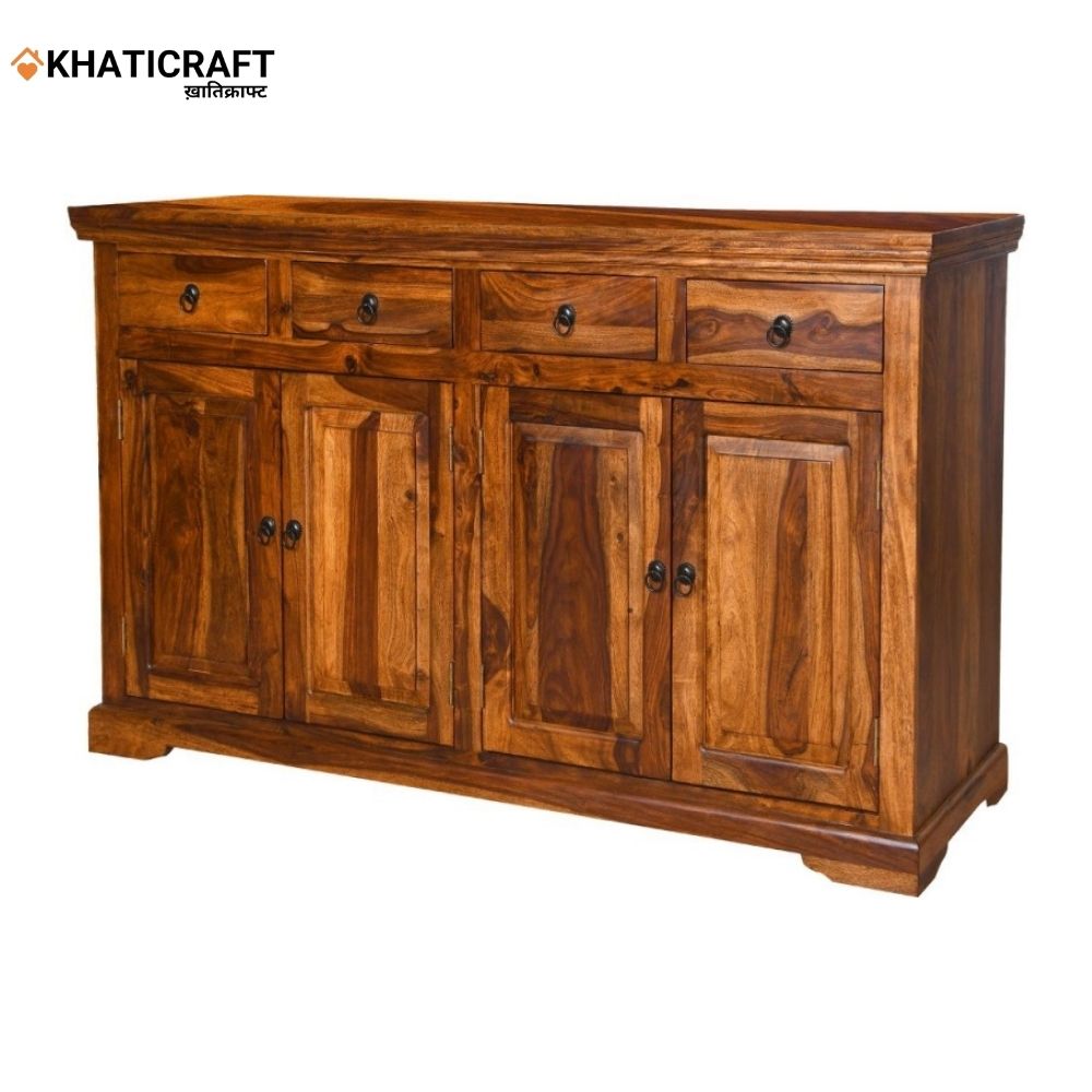 Nitya 6 Feet Solid Wood Sheesham Sideboard