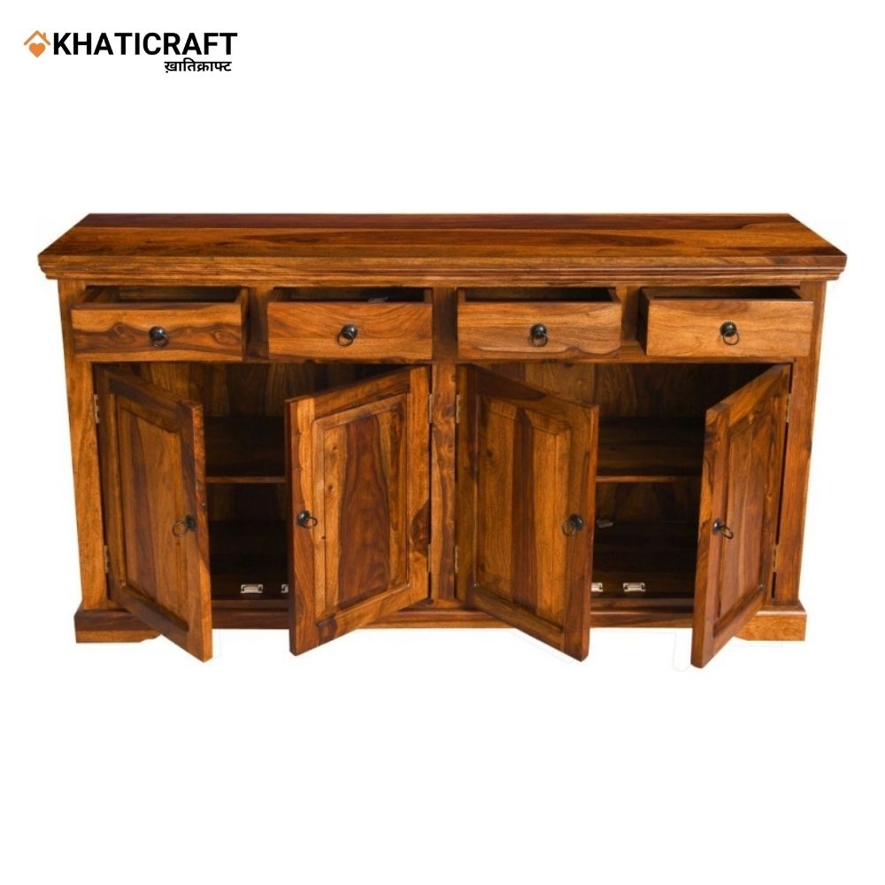 Nitya 6 Feet Solid Wood Sheesham Sideboard