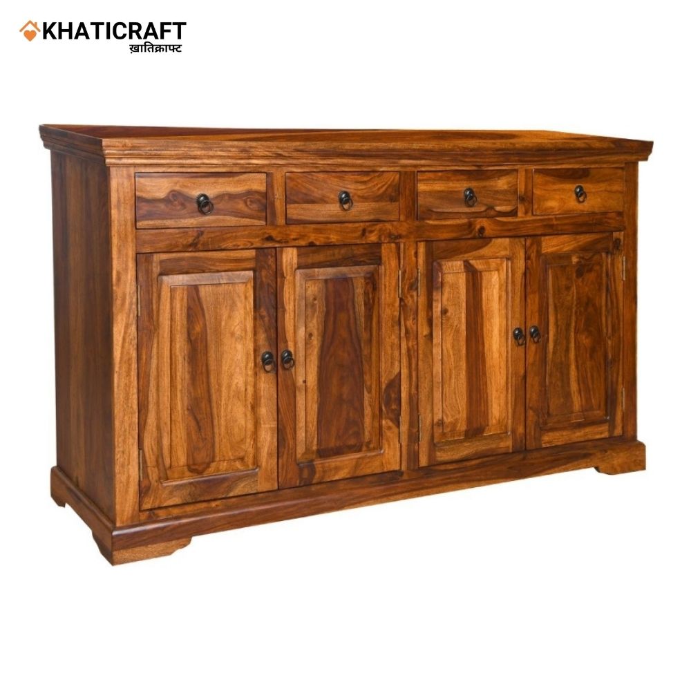 Nitya 6 Feet Solid Wood Sheesham Sideboard